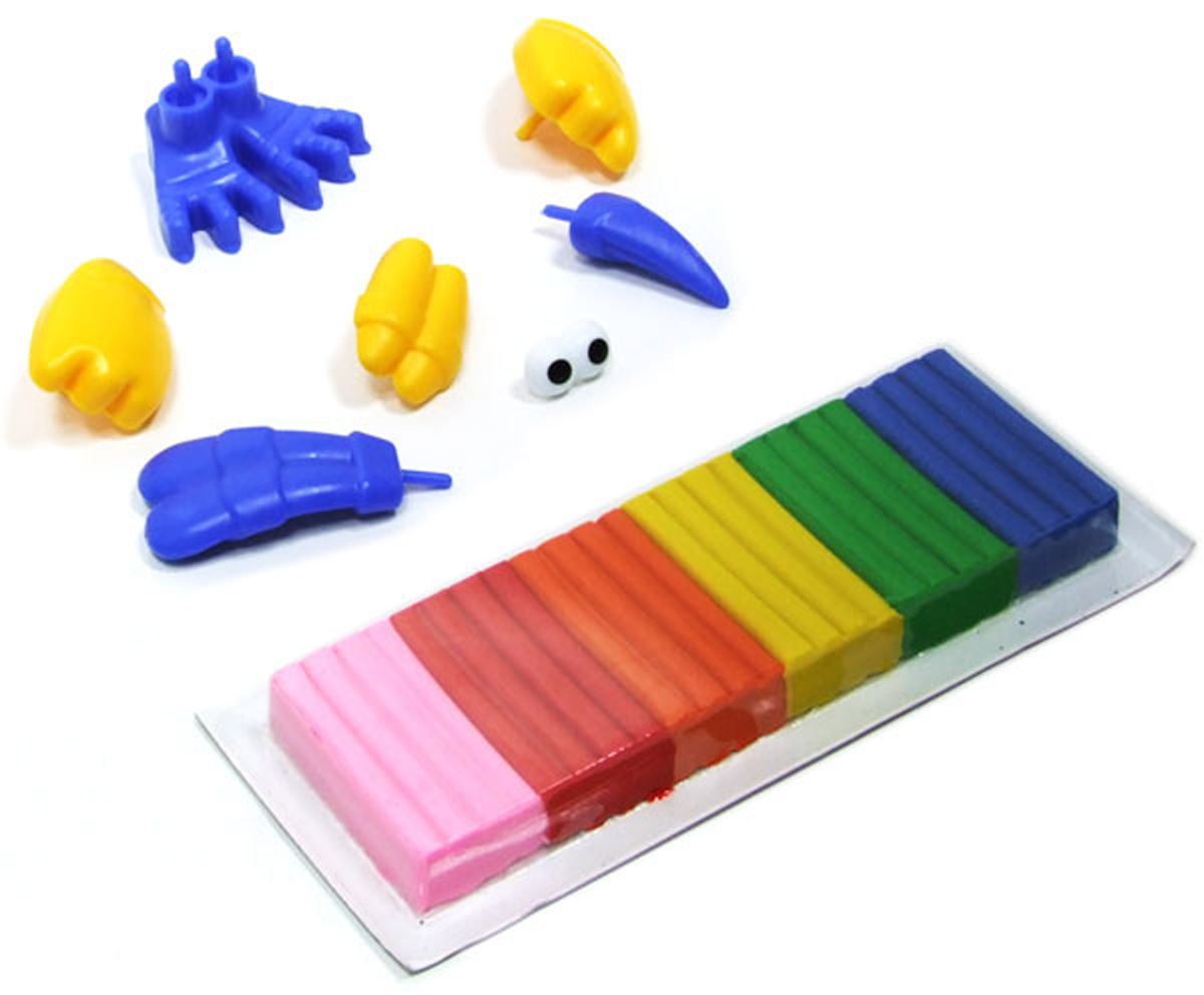 Kiddy Clay : 6 Colors of Clay+Bird Parts /Hornbill