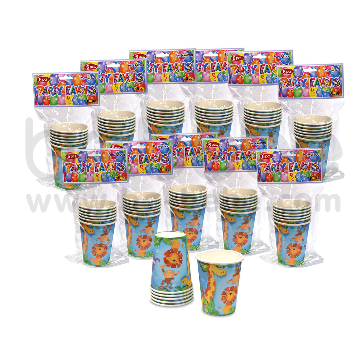 PARTY BUG : Paper cup 9 Oz.,12 Packs