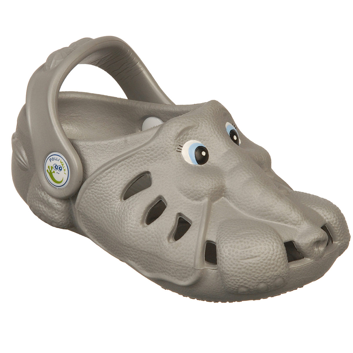 Polliwalks : รองเท้าเด็ก Ethan the ELEPHANT Gray # 11 **ซื้อ 1 แถม1**