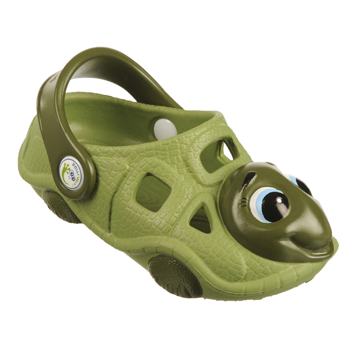Polliwalks : รองเท้าเด็ก Timmy the Turtle Green # 8 