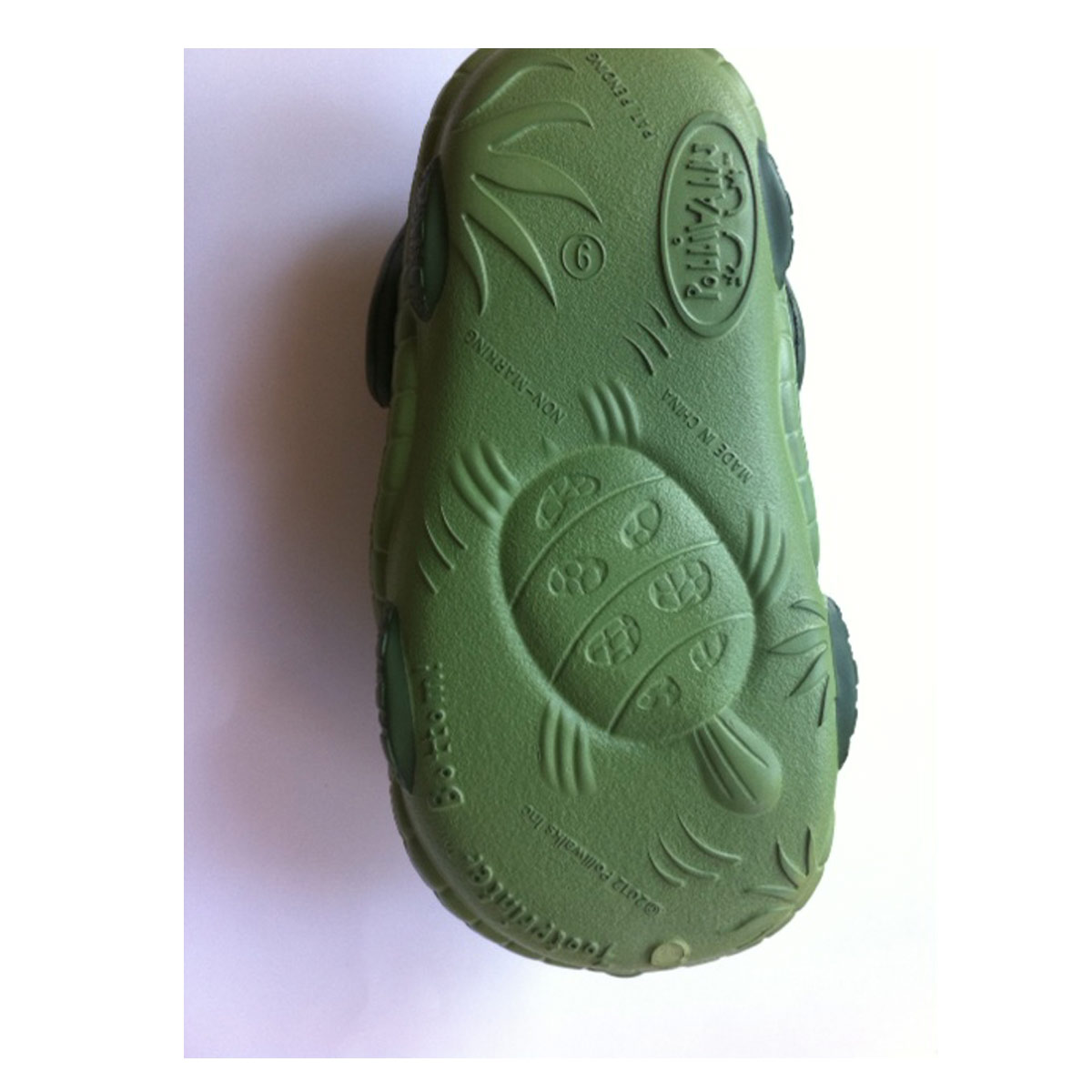 Polliwalks : รองเท้าเด็ก Timmy the Turtle Green # 8 