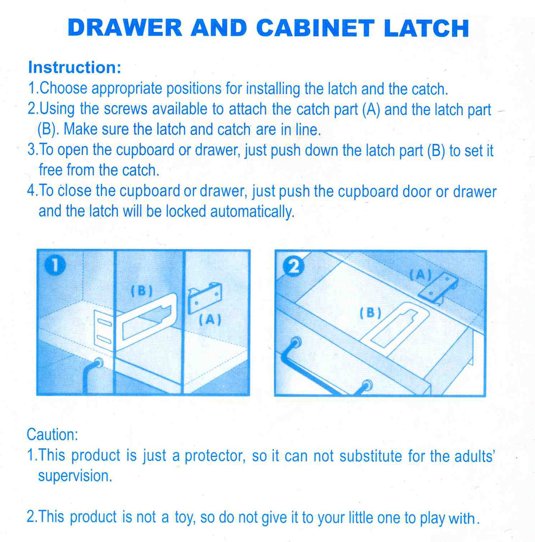 be bebe :Drawer or Cupboard Latch
