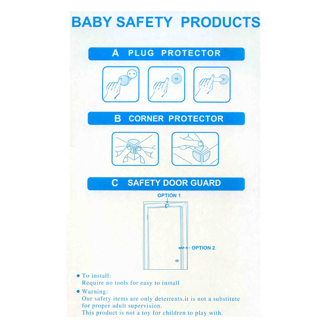be bebe :Baby Safety Products Suite (7 pcs.)