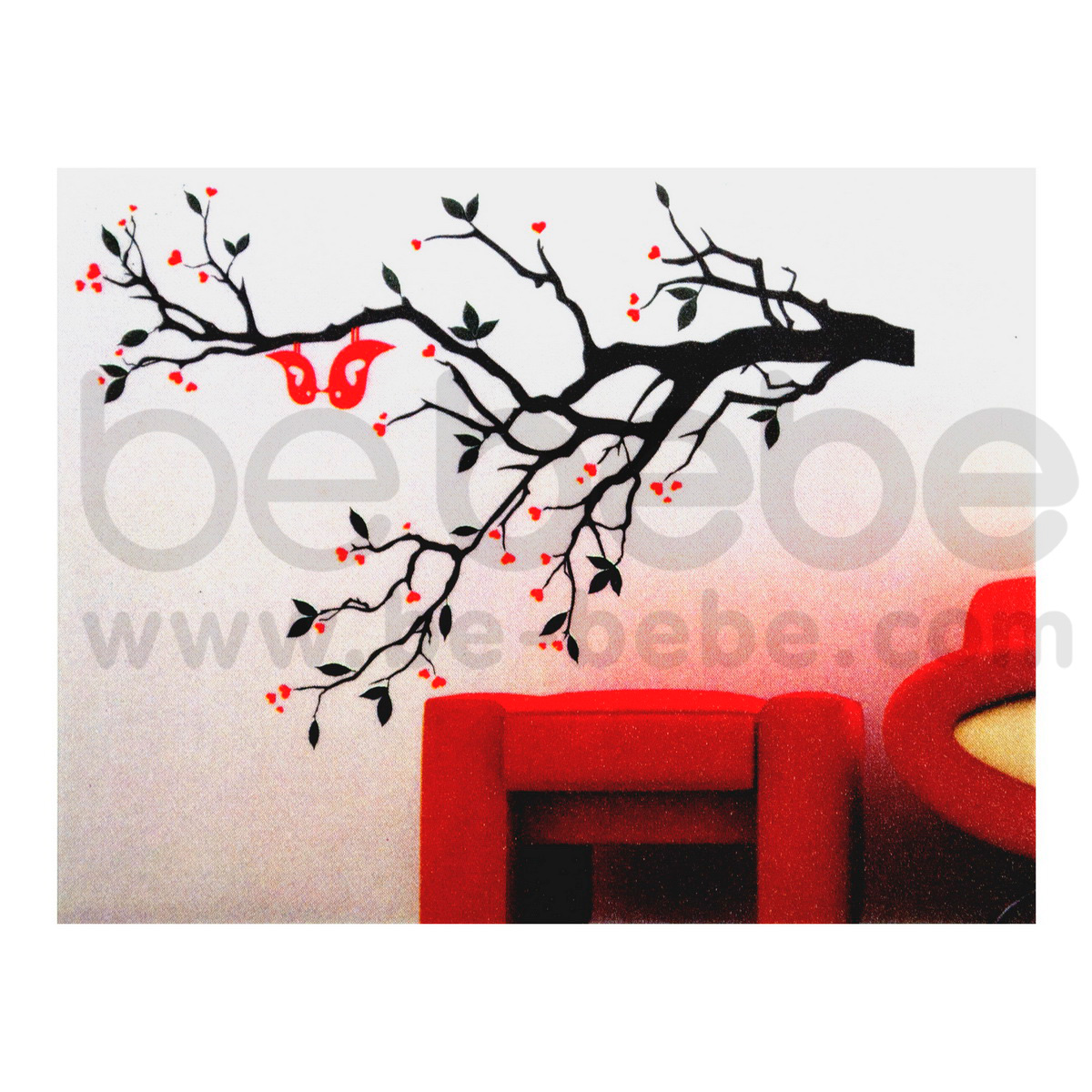 be bebe :  Removable PVC Wall Sticker(50x70cm.) / HL3D-2104
