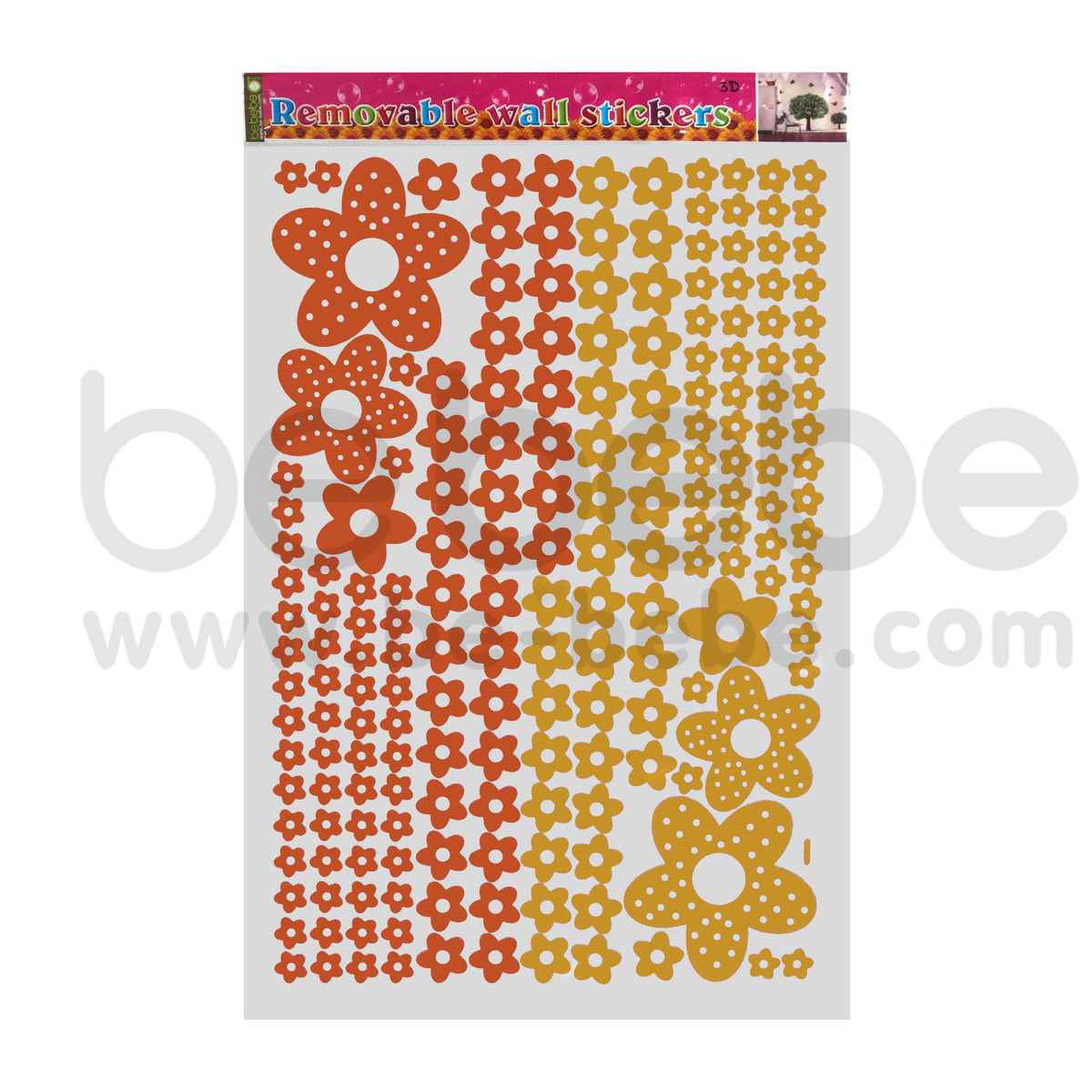 be bebe :  Removable PVC Wall Sticker(60x90cm.) / HL3D-3131