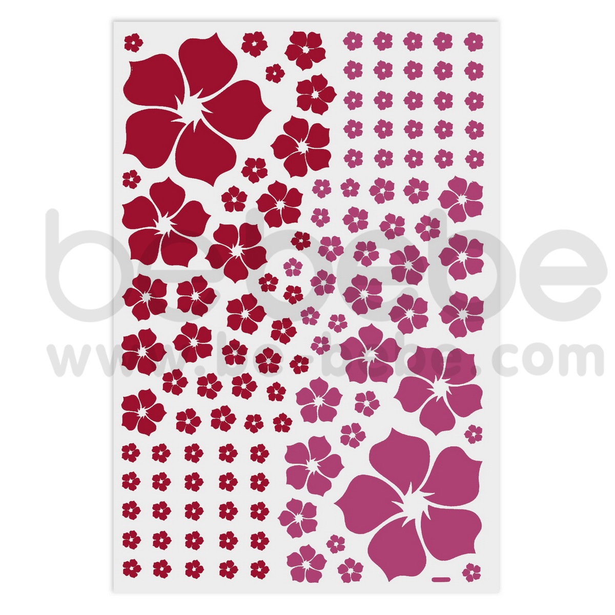 be bebe :  Removable PVC Wall Sticker(60x90cm.) / HL3D-3132