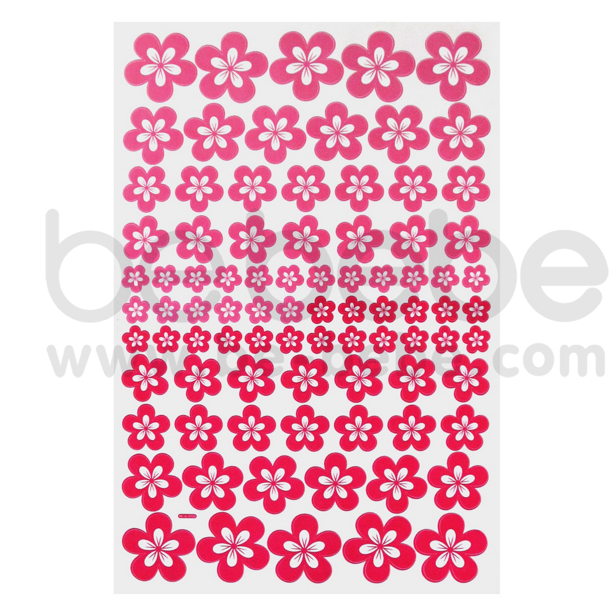 be bebe :  Removable PVC Wall Sticker(60x90cm.) / HL3D-3133