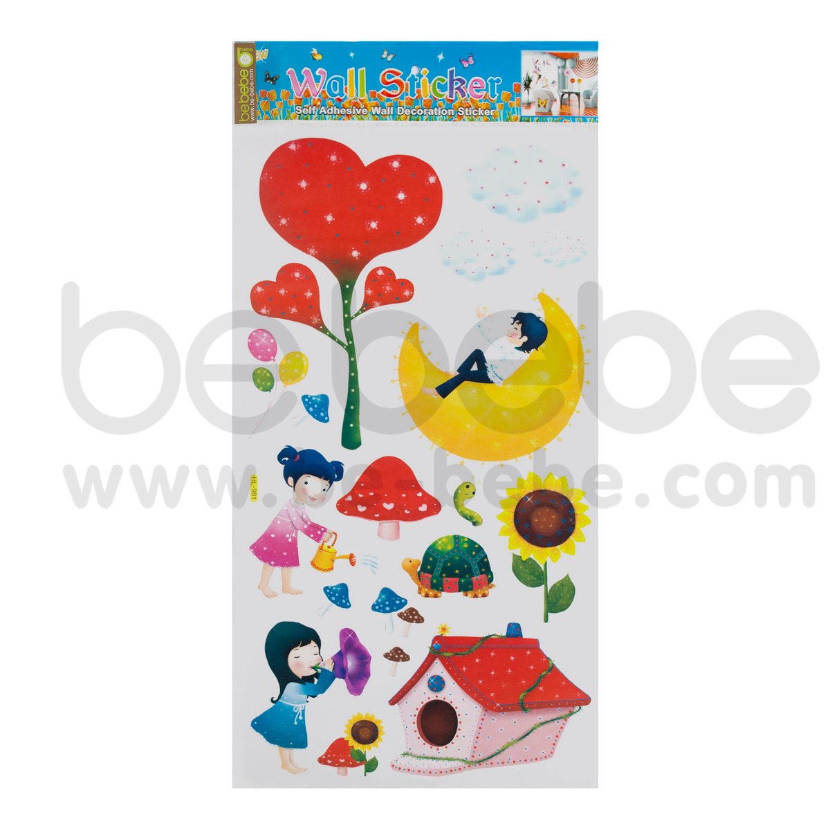 be bebe :Wall Sticker (33x60cm.) / HL-981 