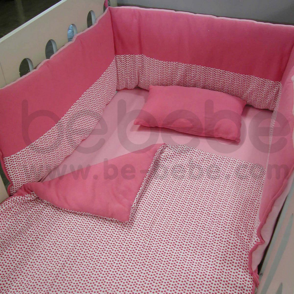 be bebe:Bedding Set 70x140/180(5 Pcs.)/Pink