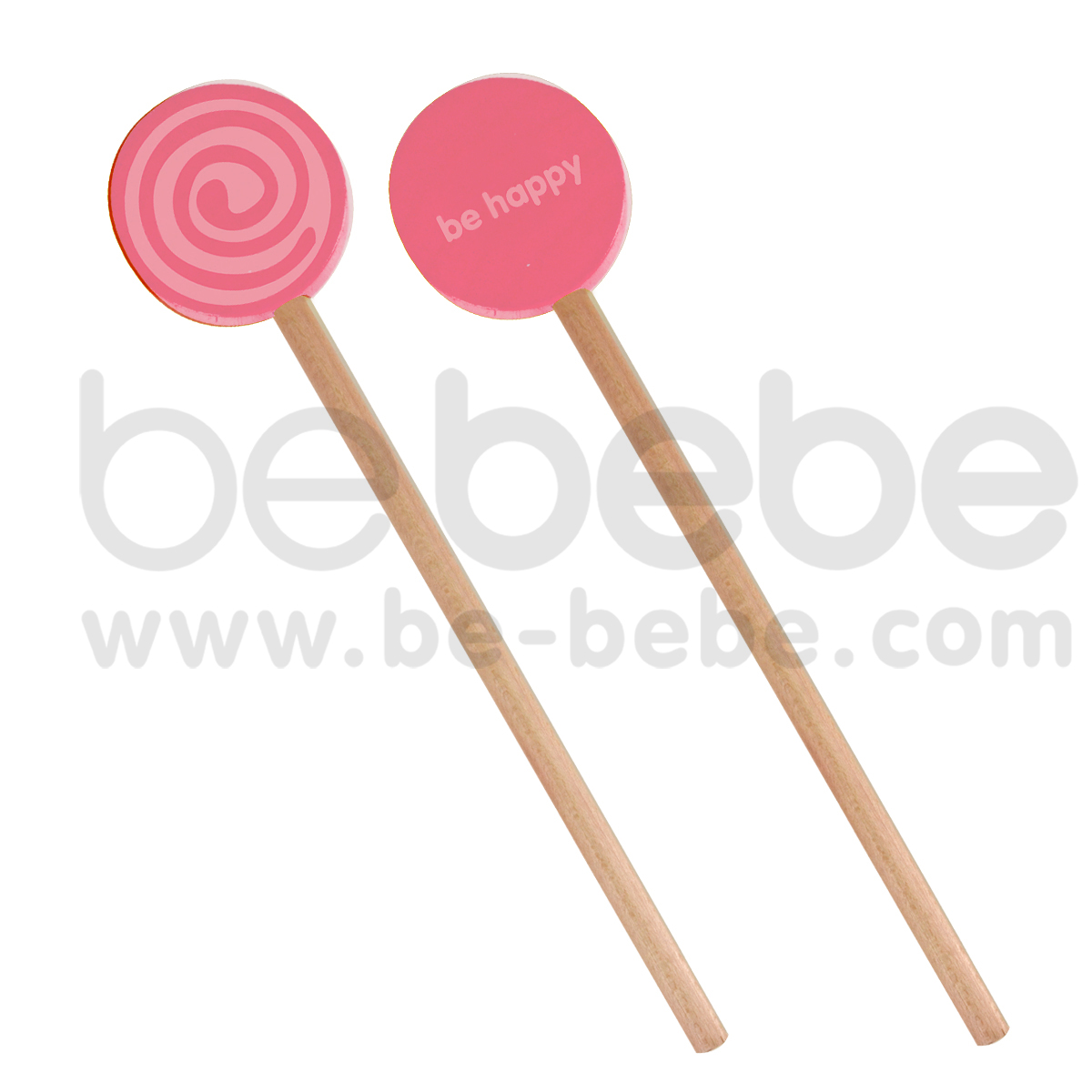 bebebe : Pencil-L-Circle-be happy/Pink