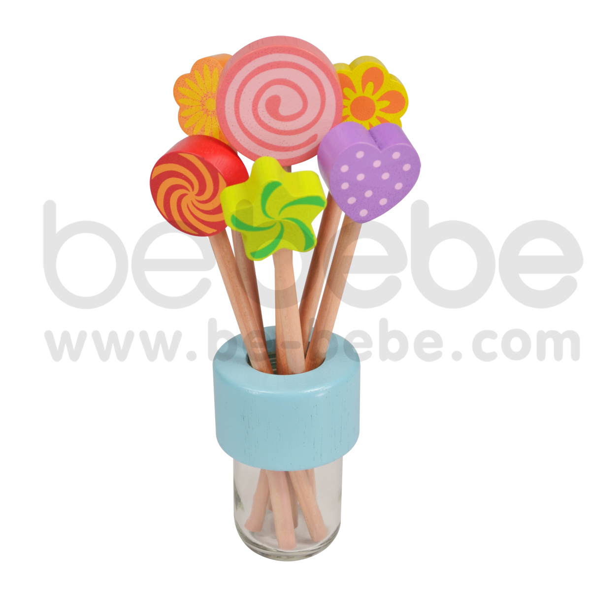 bebebe : Pencil-L-Circle-be happy/Pink
