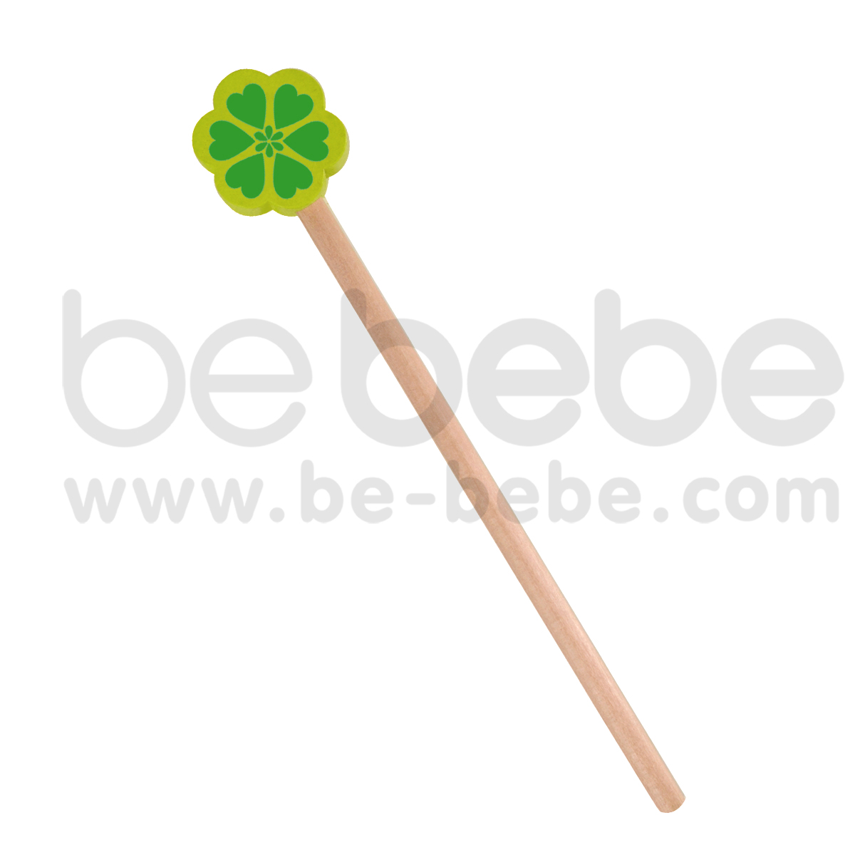 bebebe : ดินสอS ดอกหัวใจ/เขียว