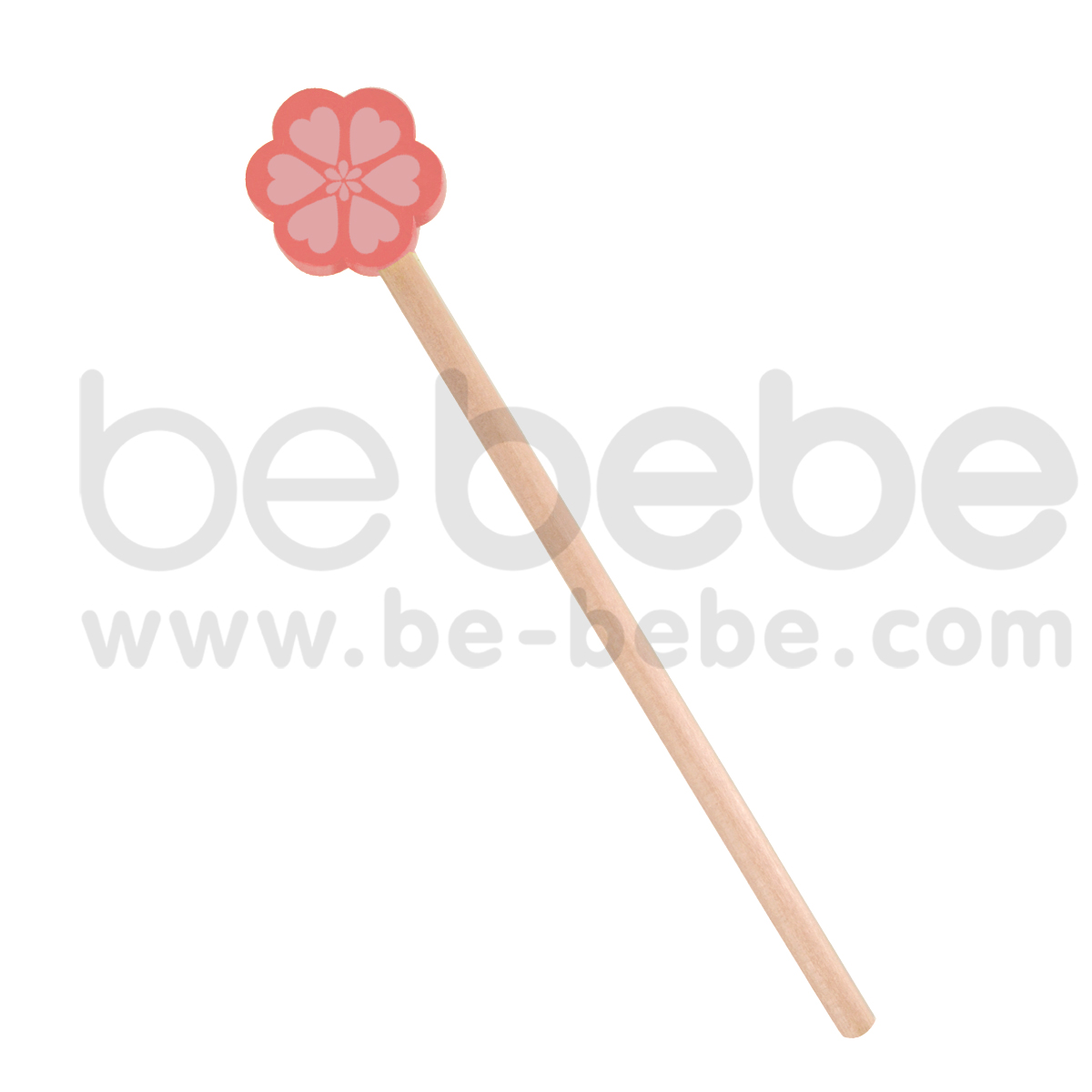 bebebe : ดินสอS ดอกหัวใจ/ชมพู