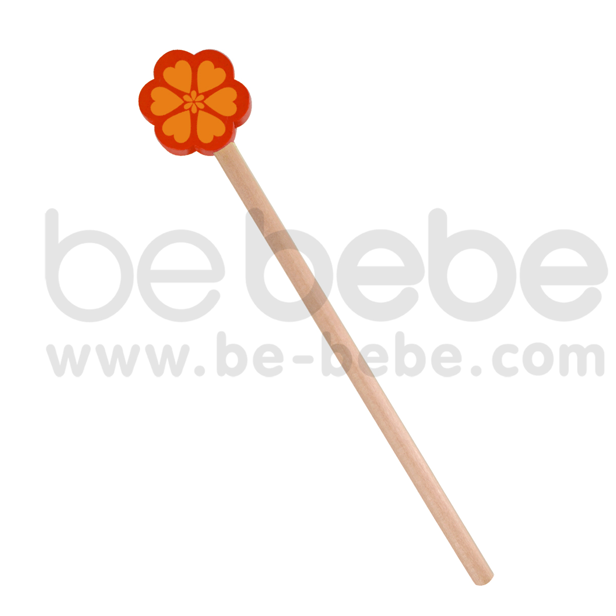 bebebe : ดินสอS ดอกหัวใจ/แดง