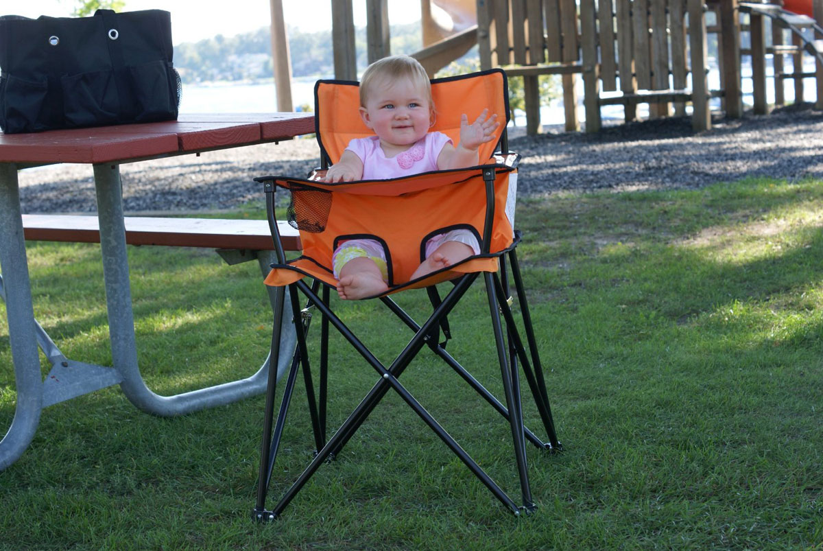 ciao baby® : Portable High chair-HR2002 (Orange)