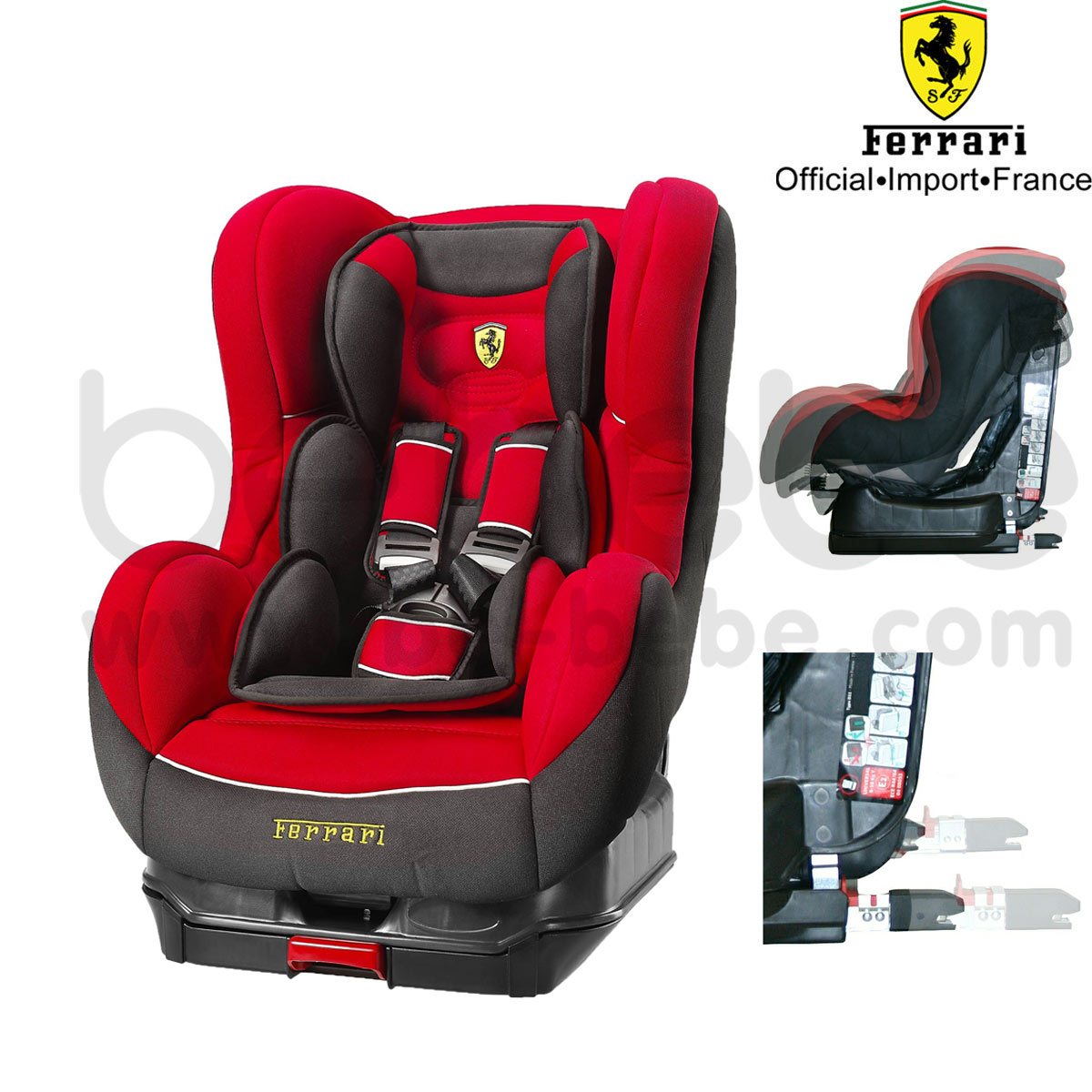 คาร์ซีท Ferrari : Carseat CosmoSP ISOFI (Red) ***สินค้าหมดชั่วคราว***