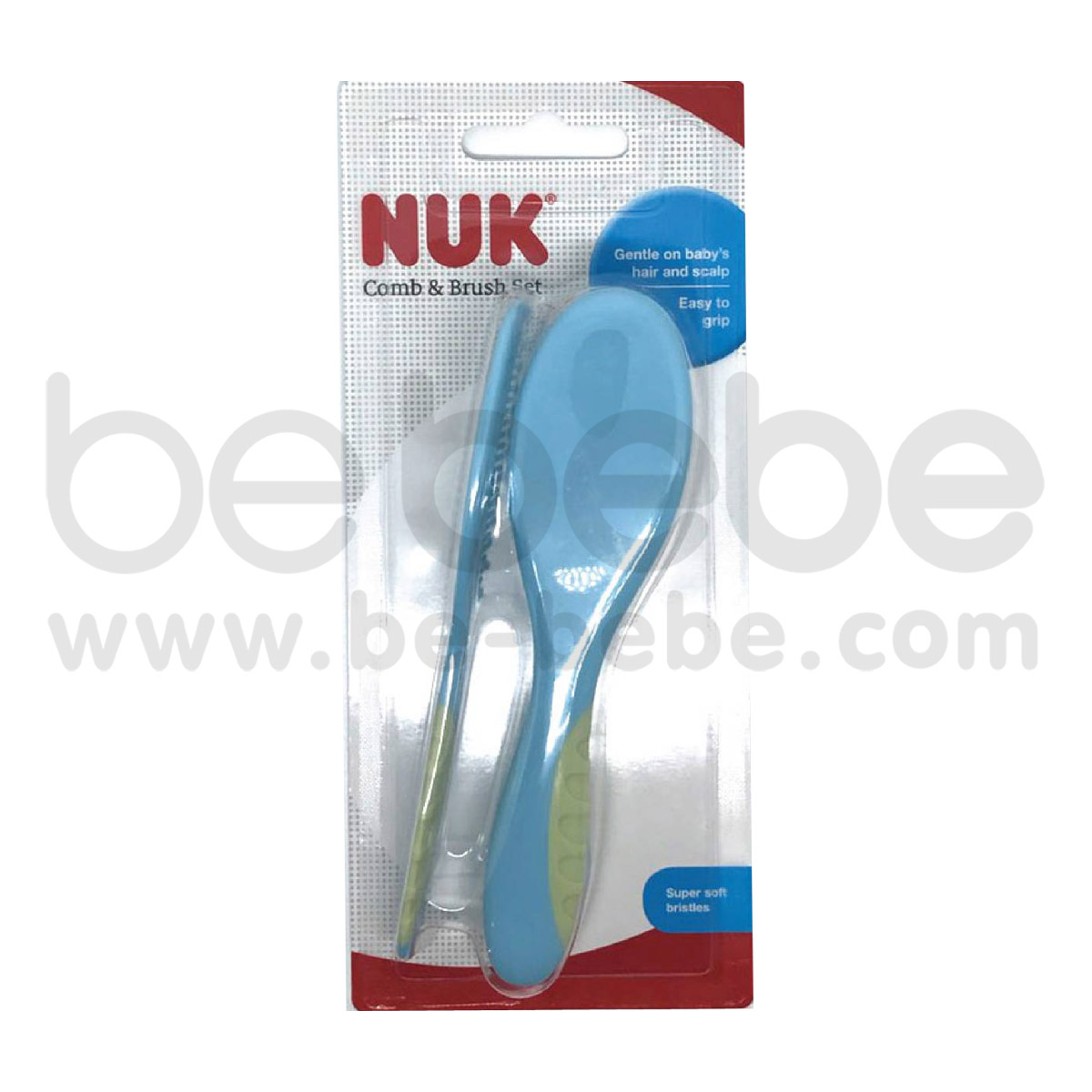 NUK:Baby Brush with Comb/Dark Blue