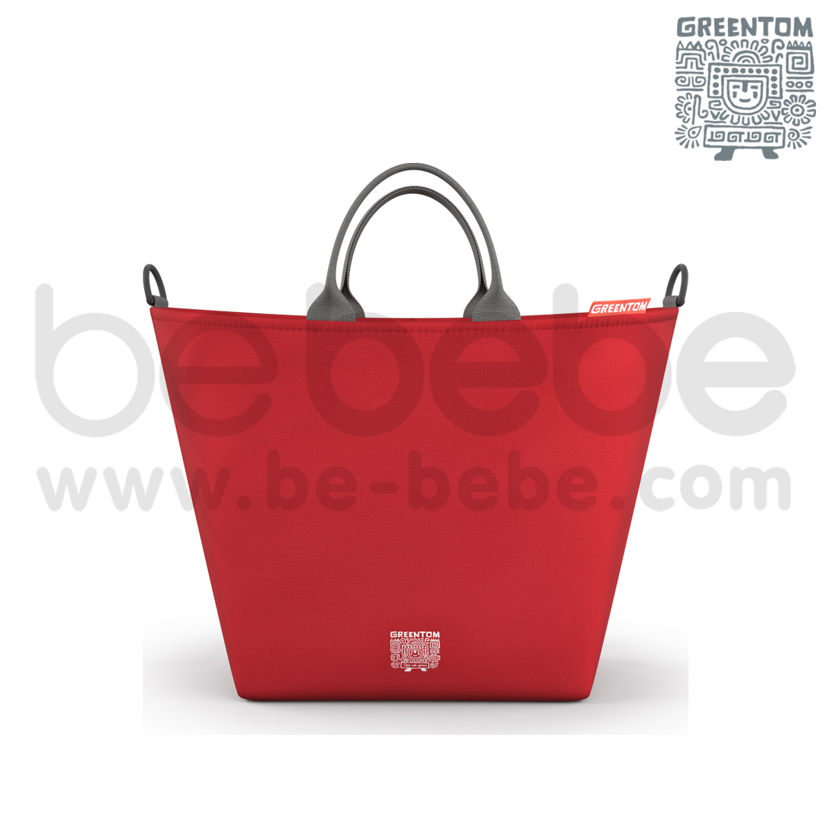 Greentom : Shopping Bag / Red