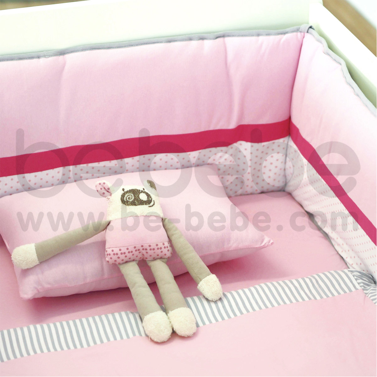be bebe : Bedding Set 70x140 cm. / Pink