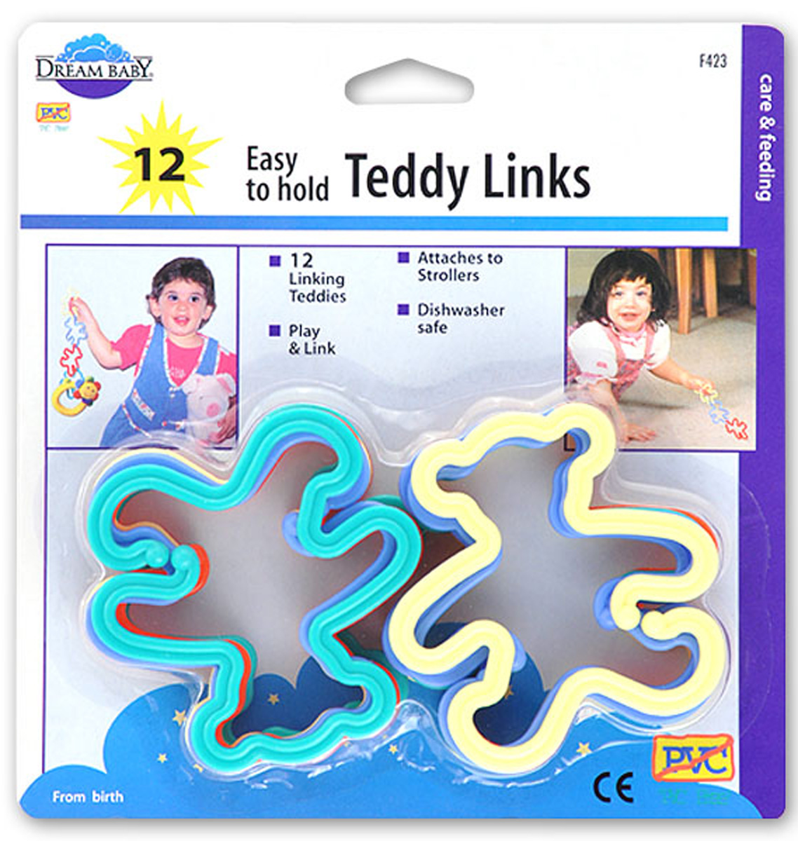 Dreambaby : TEDDY LINKS 12 PACK /F423