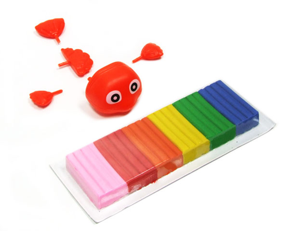 Kiddy Clay : ดินน้ำมัน 6 สี + ชิ้นส่วนปลา / Clownfish