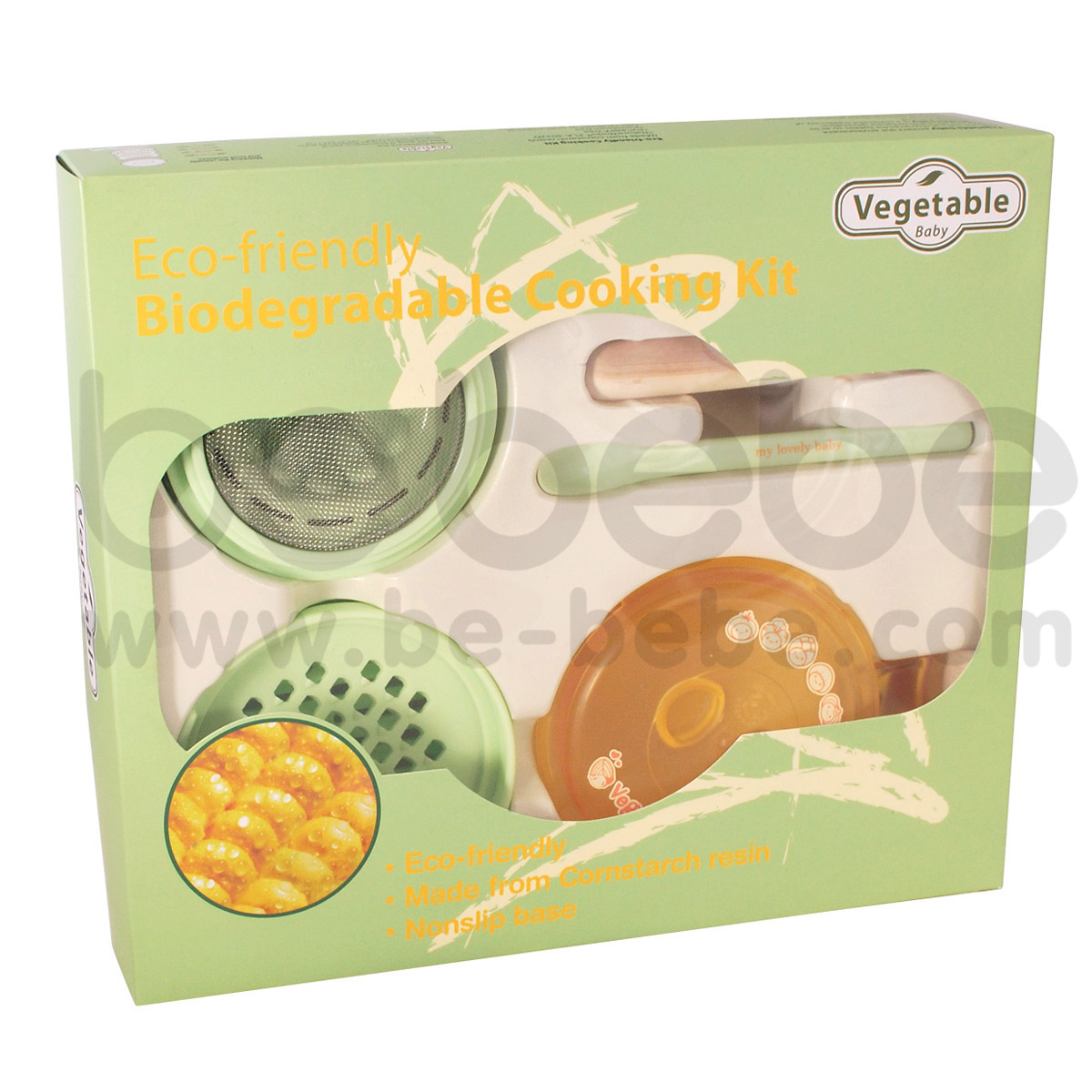 Vegetable : Baby Safe ชุดทำอาหารทำจากข้าวโพด 
