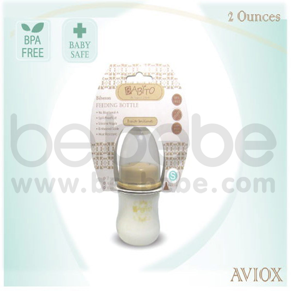 BABITO : ขวดนม BPA-Free ขนาด 2oz รุ่น Aviox Budget