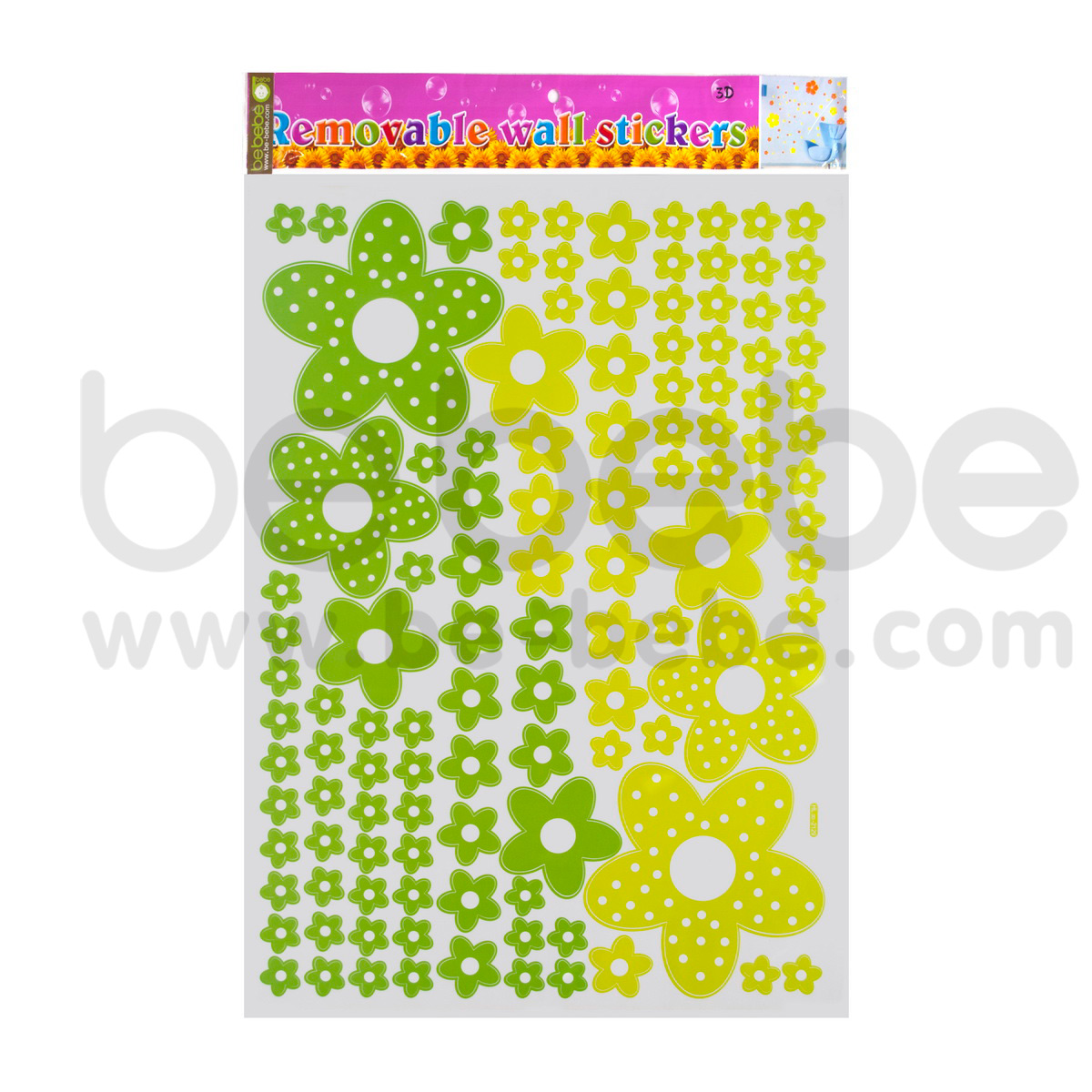 be bebe :  Removable PVC Wall Sticker(50x70cm.) / HL3D-2129