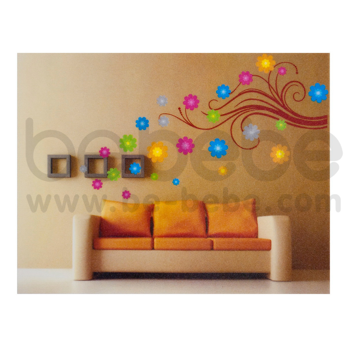 be bebe :  Removable PVC Wall Sticker(50x70cm.) / HL3D-2140