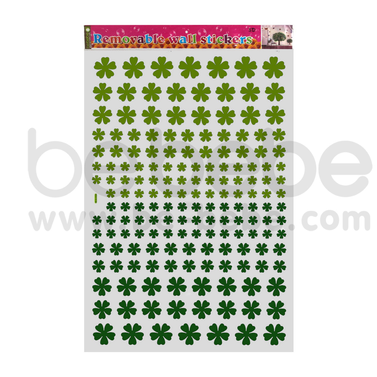 be bebe :  Removable PVC Wall Sticker(60x90cm.) / HL3D-3135