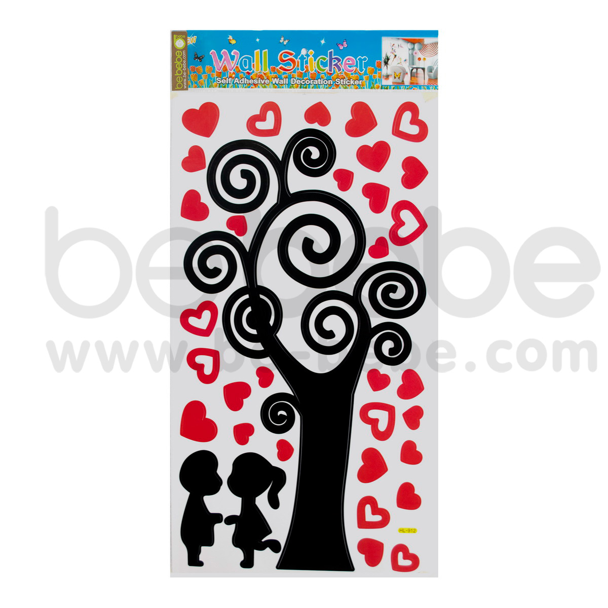 be bebe :Wall Sticker (33x60cm.) / HL-912 