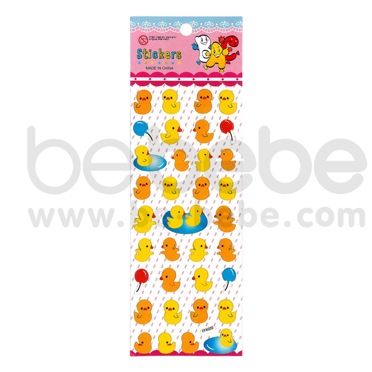 be bebe : Puffy Sticker (7x17cm.) / FFK-020