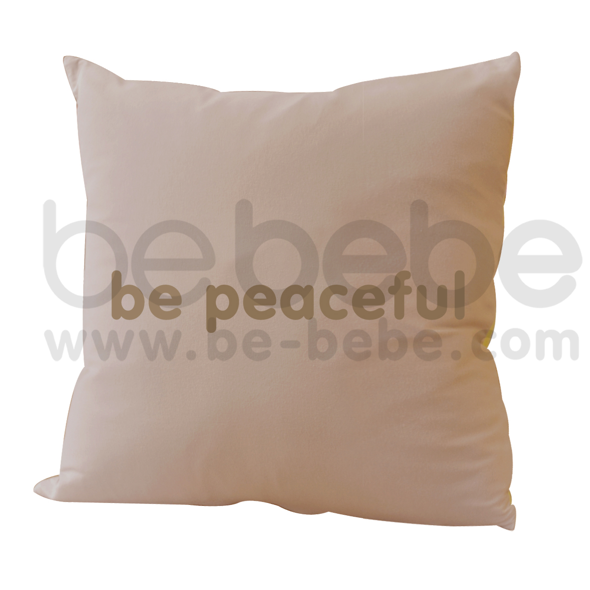 bebebe : Pillow-be peaceful-girl / Light Brown