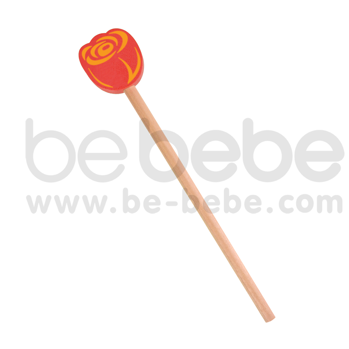 bebebe : ดินสอS ดอกกุหลาบ/แดง