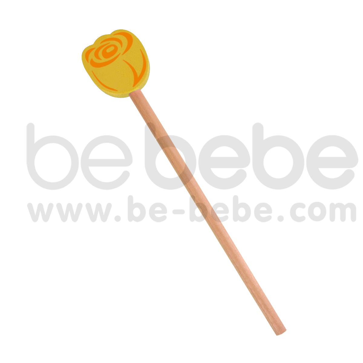 bebebe : ดินสอS ดอกกุหลาบ/เหลือง