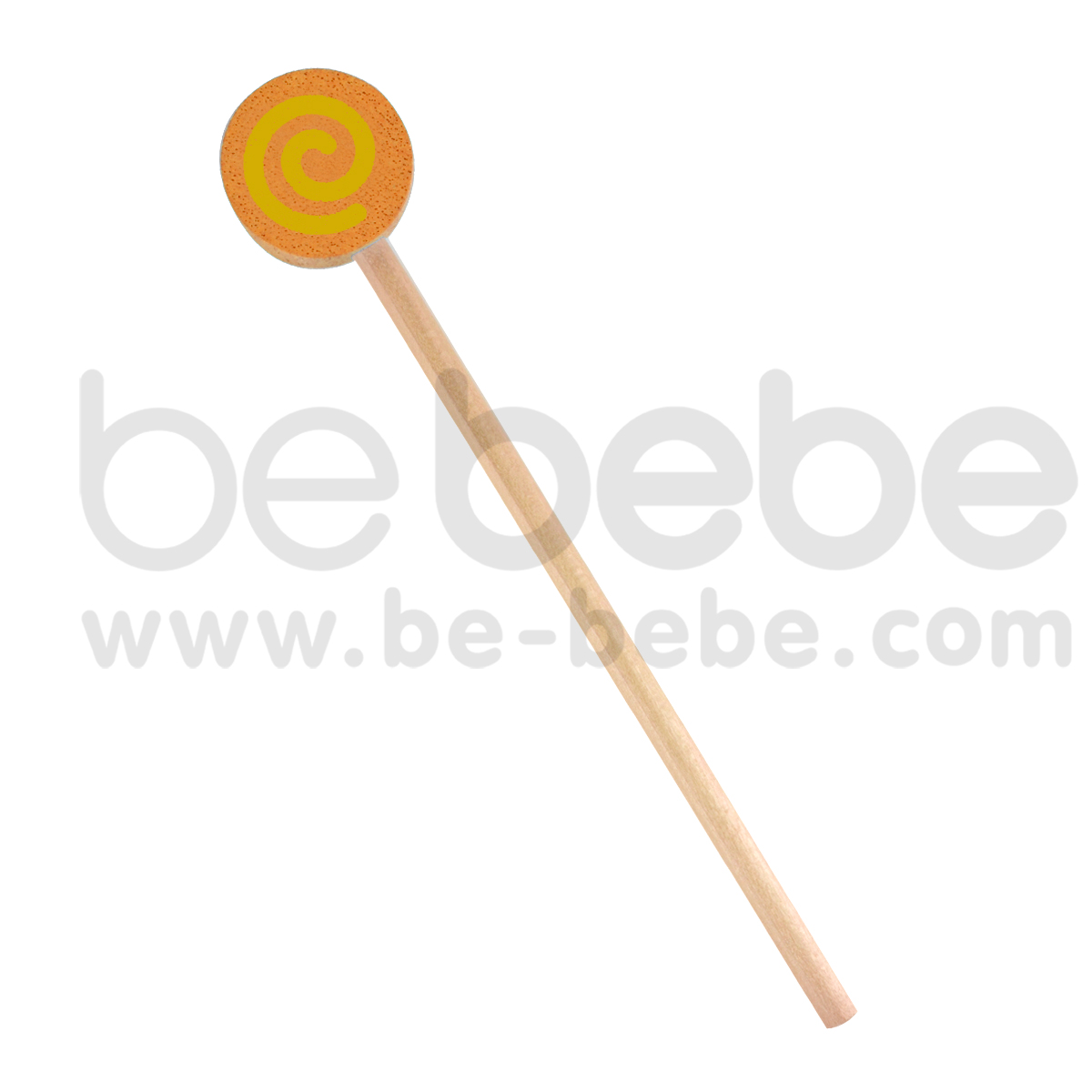 bebebe : ดินสอS วงกลมก้นหอย/ส้ม