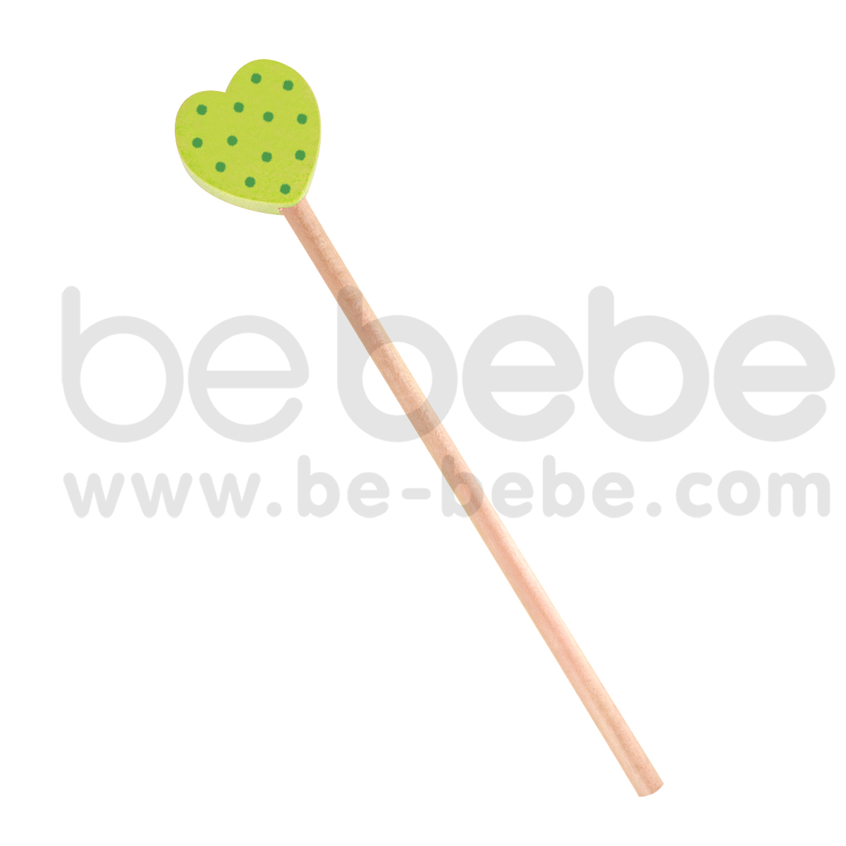 bebebe : ดินสอS หัวใจจุด/เขียว