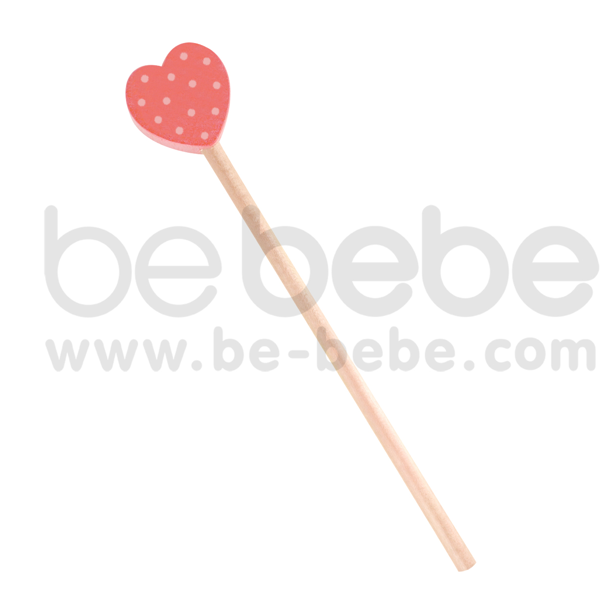 bebebe : ดินสอS หัวใจจุด/ชมพู