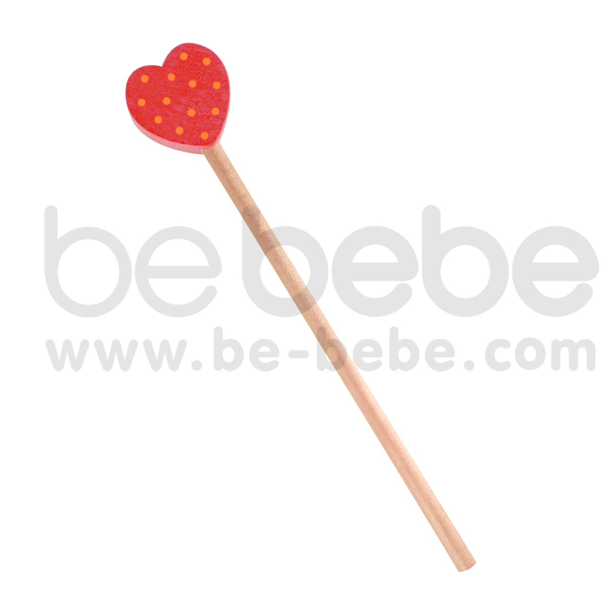 bebebe : ดินสอS หัวใจจุด/แดง
