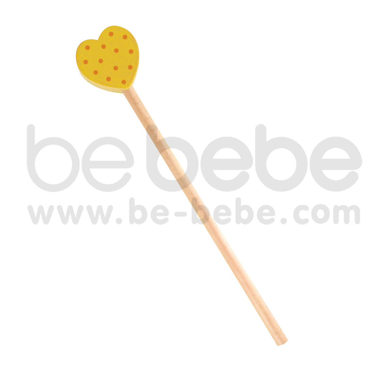 bebebe : ดินสอS หัวใจจุด/เหลือง