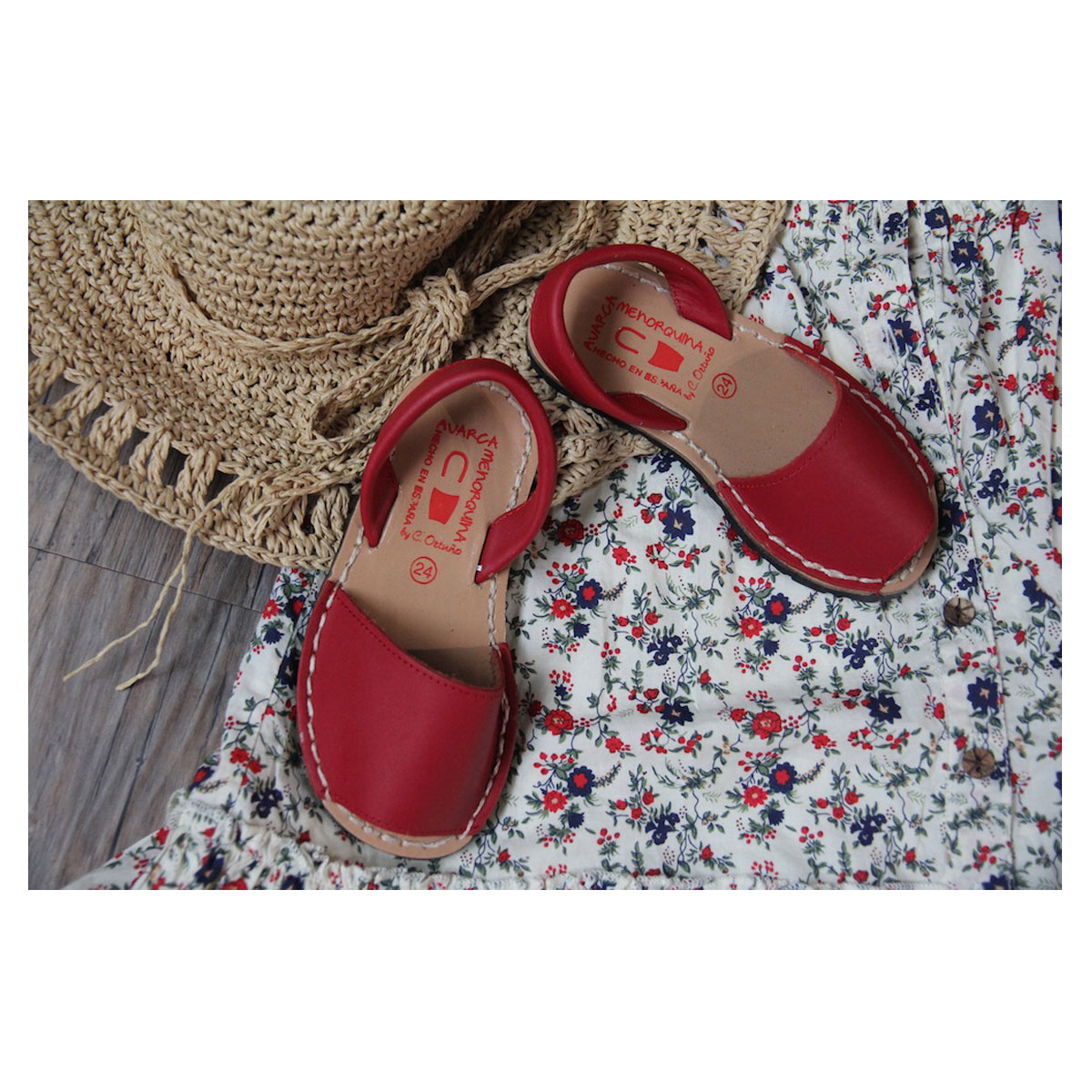 Xana's Closet : รองเท้าเด็กMenorq Shoes #26-แดง