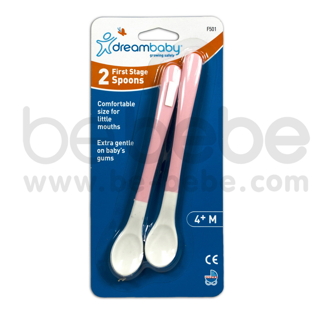 Dreambaby : First Stage Spoons PVC Free-Pink / F501