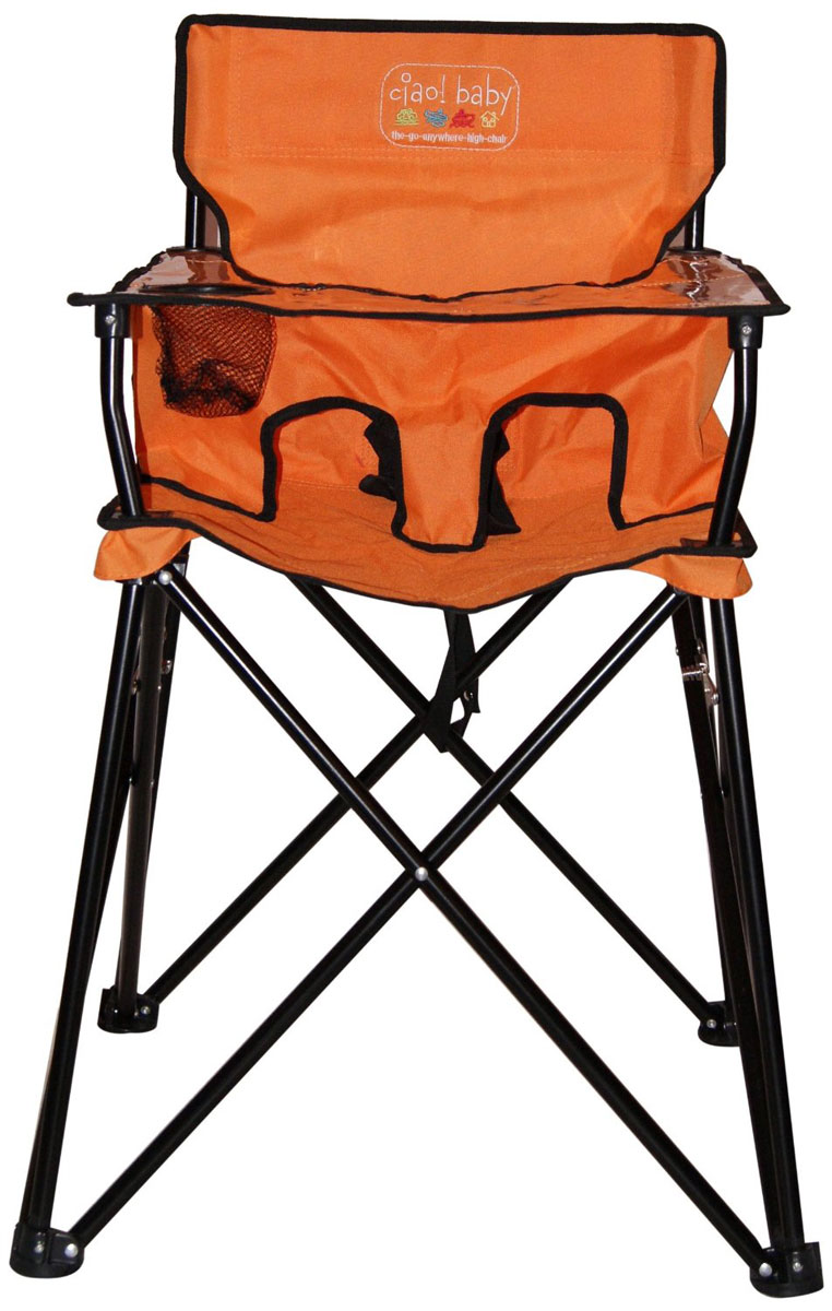 ciao baby® : เก้าอี้ทานข้าวพกพา- HB2002 (ส้ม)