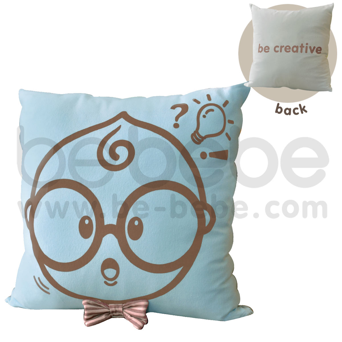 bebebe : Pillow-be creative-boy / Light Blue