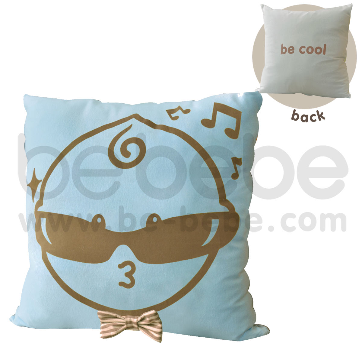 bebebe : Pillow-be cool-boy / Light Blue 