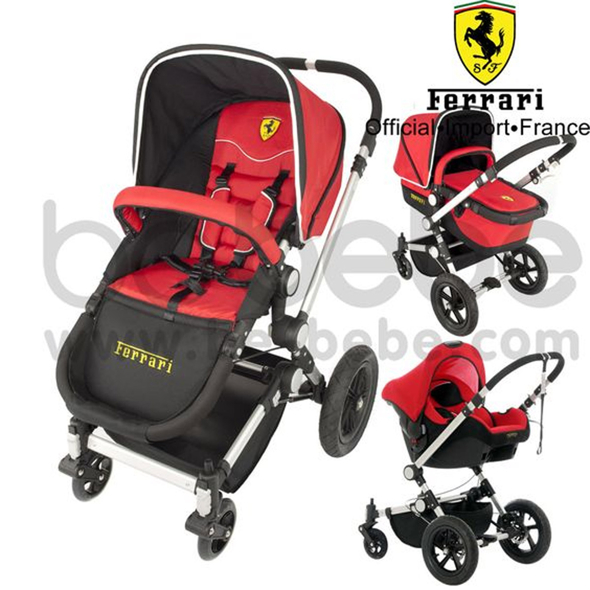 รถเข็นเด็ก Ferrari : Beebop+CarryCot+Carseat 