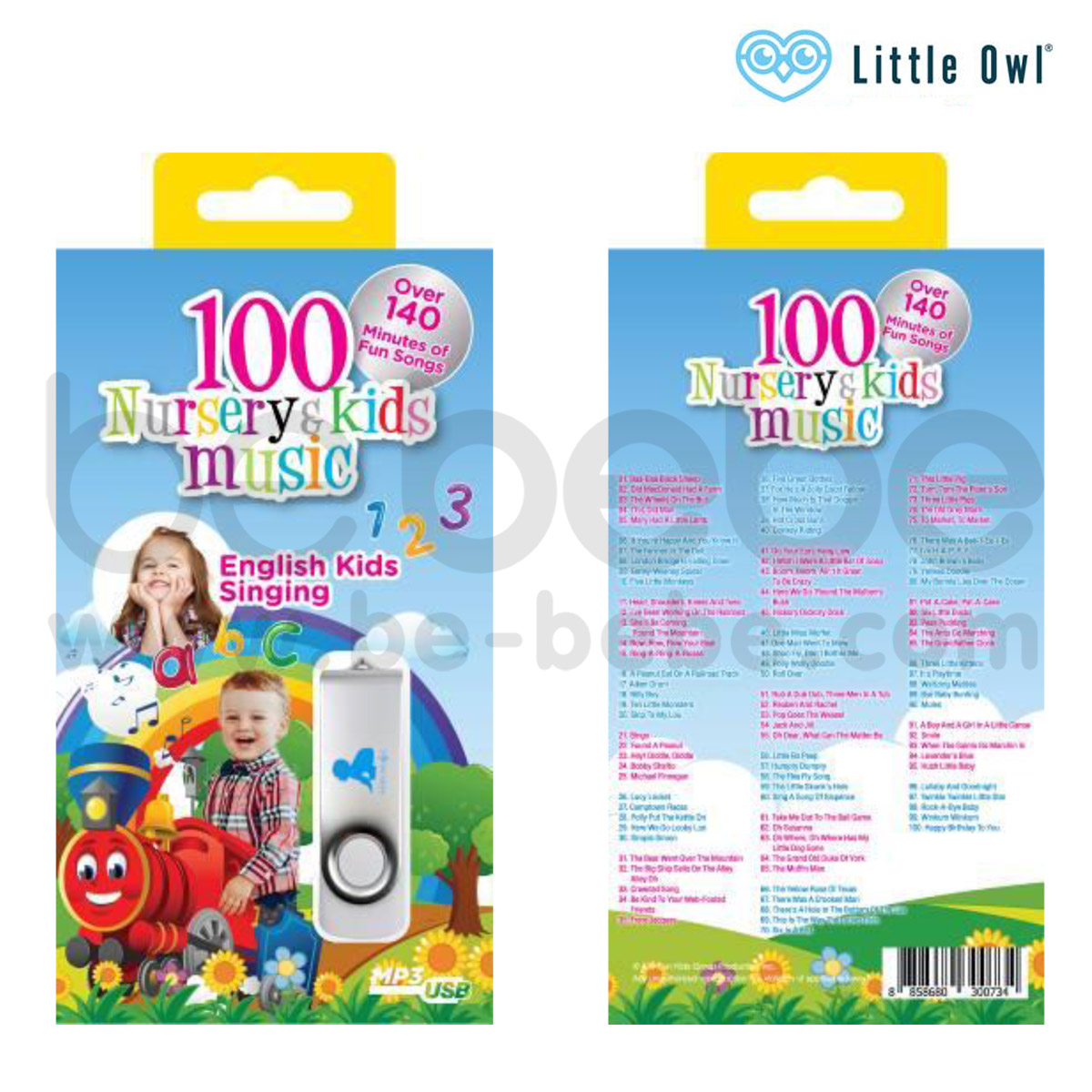 PLANET T : Little Owl USB 100 Nursery & Kids Music 